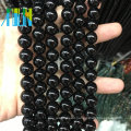 4-12mm Gemstone Beads Black Onyx Obsidian Natural Semi Precious Gemstone Beads - 15" Strand